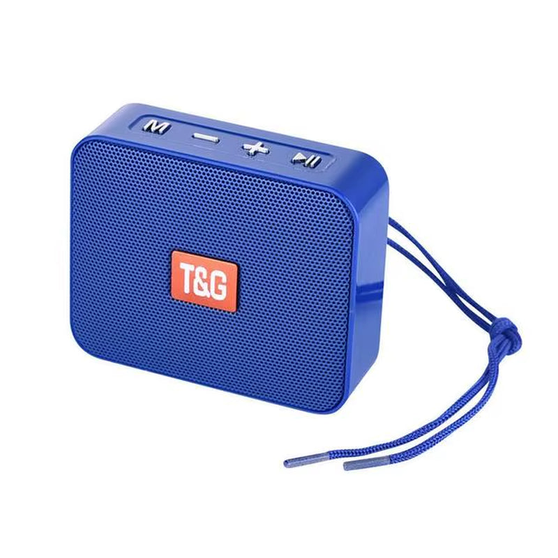 TG166 Mini Wireless Speaker Subwoofer Bluetooth-Compatible Portable Speakers USB 3D Stereo Surround Column Bass Box FM Radio
