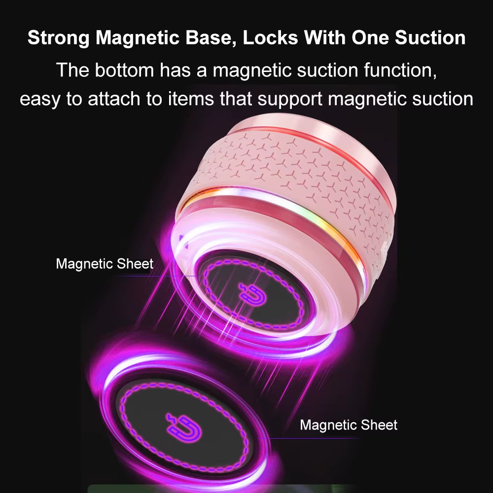 Duramobi Pro Bone Conduction Speaker TWS Wireless Bluetooth 5.0 Speaker IP54 Waterproof EQ Mode Speakers Colorful Ambient Light