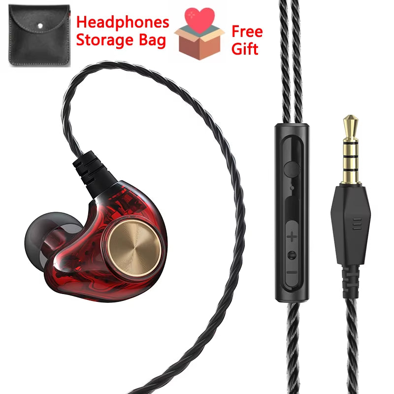 Extra Bass Headphones Wired Earphone 3.5Mm Earphones with Microphone Noodles Style Наушники Sport Headset Auriculare for Samsung