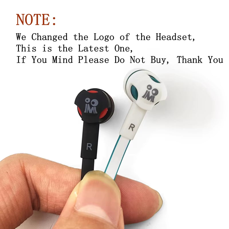 Extra Bass Headphones Wired Earphone 3.5Mm Earphones with Microphone Noodles Style Наушники Sport Headset Auriculare for Samsung