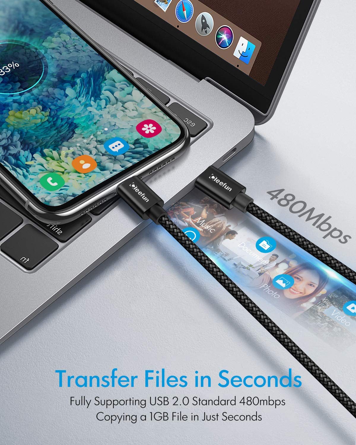 USB C to USB C Cable 3Ft, 2-Pack Type C to C Charger Cable 60W Fast Charging for Iphone 16 Pro Max/Plus/Pro, for Iphone 15 Pro Max Plus, for Ipad/Macbook USB-C, Galaxy S24 S23