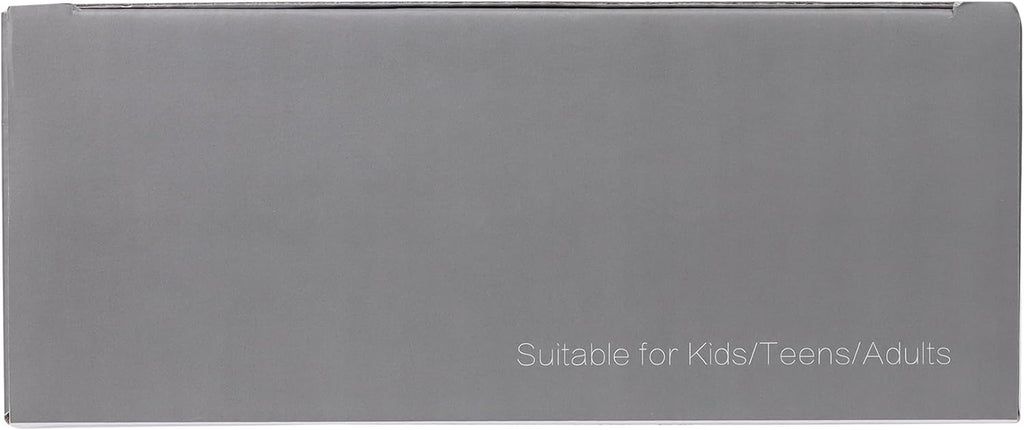 Comfort Kids Headphones for School, Lightweight Childrens Boys Girls Teens Over-Ear Headphones Wired 3.5Mm for CD DVD Player Tablet Phone Travel Black