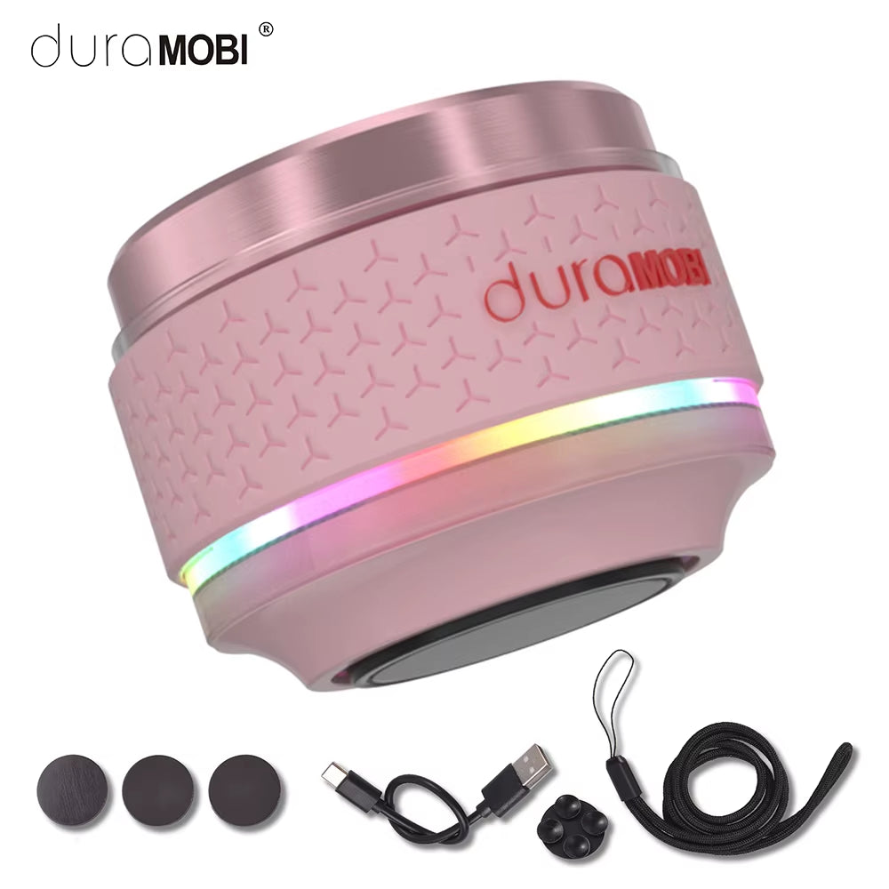 Duramobi Pro Bone Conduction Speaker TWS Wireless Bluetooth 5.0 Speaker IP54 Waterproof EQ Mode Speakers Colorful Ambient Light