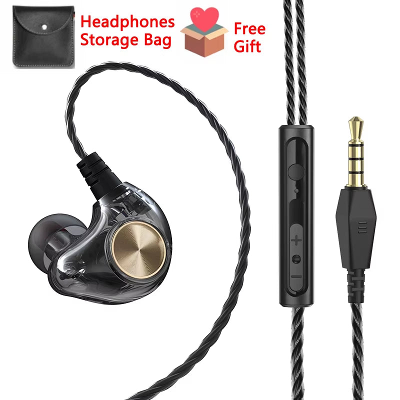 Extra Bass Headphones Wired Earphone 3.5Mm Earphones with Microphone Noodles Style Наушники Sport Headset Auriculare for Samsung