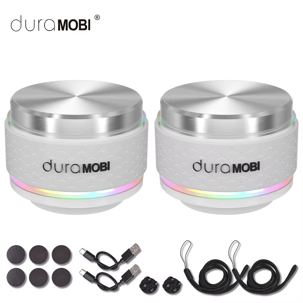 Duramobi Pro Bone Conduction Speaker TWS Wireless Bluetooth 5.0 Speaker IP54 Waterproof EQ Mode Speakers Colorful Ambient Light