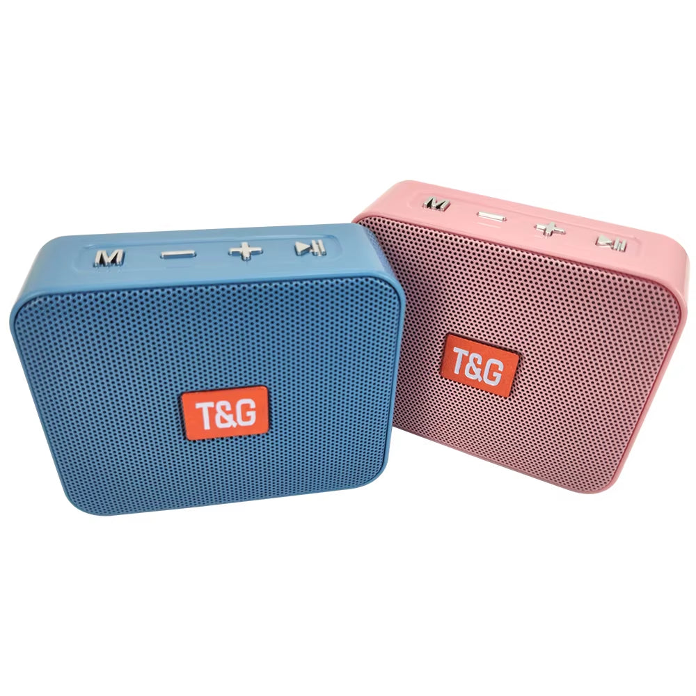 TG166 Mini Wireless Speaker Subwoofer Bluetooth-Compatible Portable Speakers USB 3D Stereo Surround Column Bass Box FM Radio