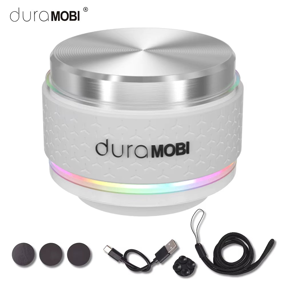 Duramobi Pro Bone Conduction Speaker TWS Wireless Bluetooth 5.0 Speaker IP54 Waterproof EQ Mode Speakers Colorful Ambient Light