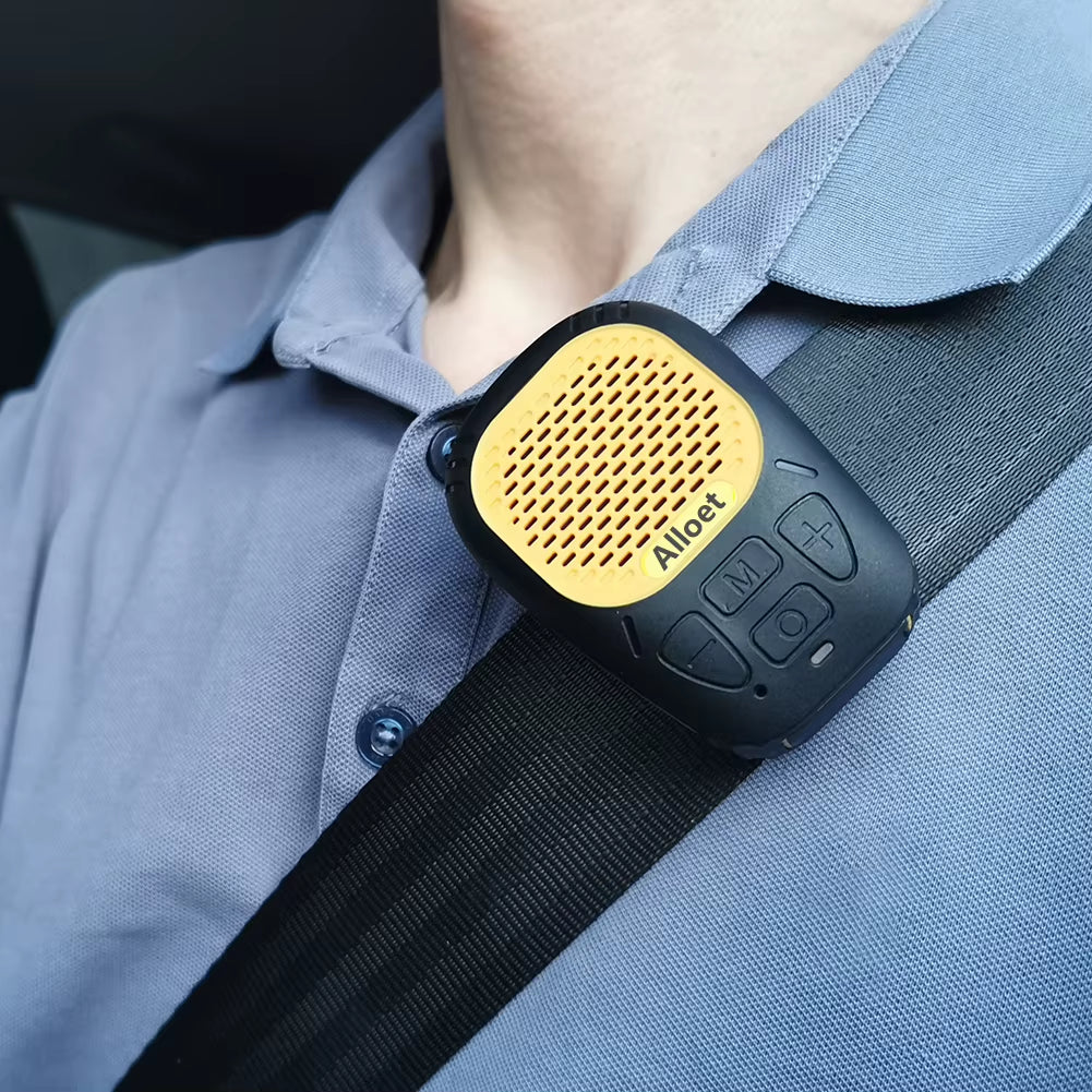 1/2Pcs Wearable Speaker Bluetooth 5.3 Waterproof Magnetic Clip-On Wireless Portable Speakers with Mic Hands-Free Music/Call