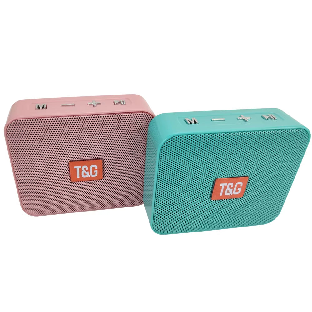 TG166 Mini Wireless Speaker Subwoofer Bluetooth-Compatible Portable Speakers USB 3D Stereo Surround Column Bass Box FM Radio